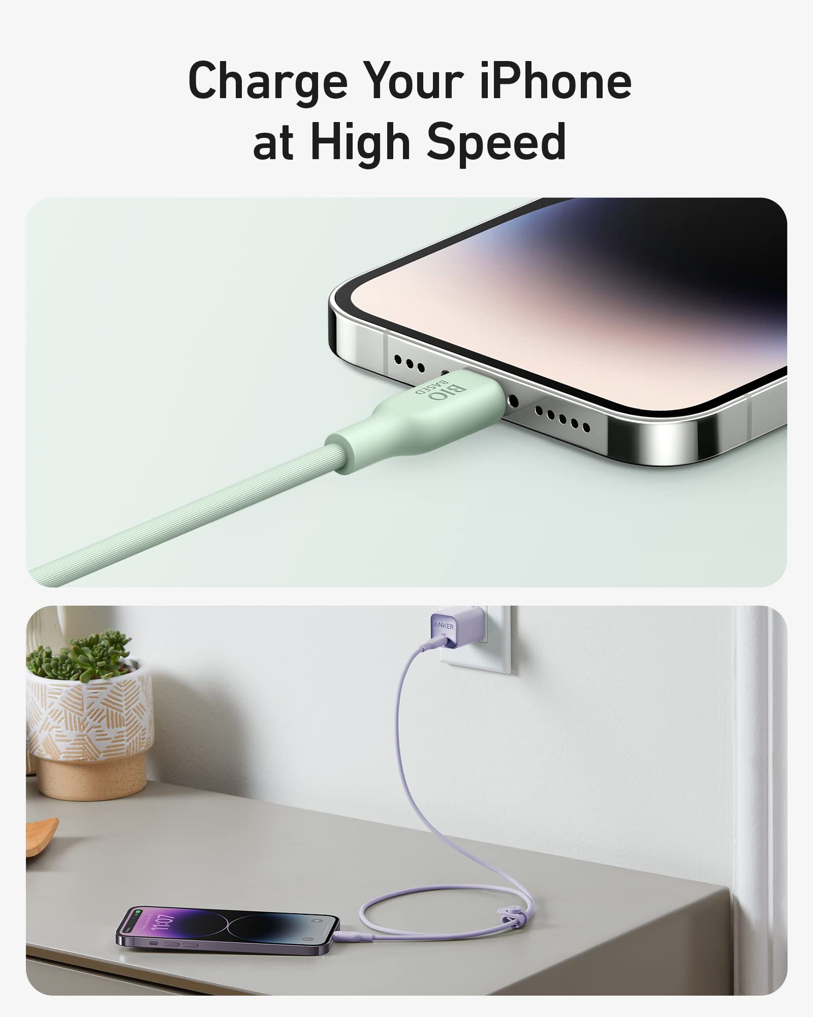 Foto 7 pulgar | Cable Usb-c A Lightning Anker 541 De 3 Pies Para Iphone - Venta Internacional.