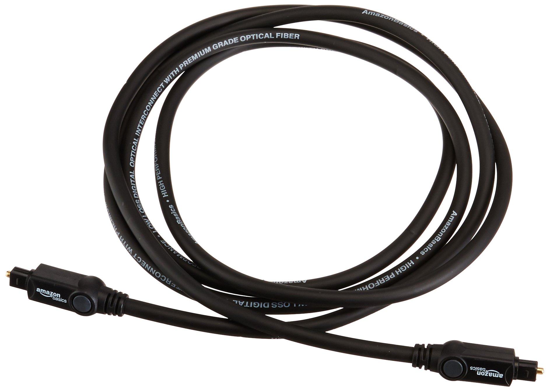 Foto 6 pulgar | Cable De Audio Óptico Digital Toslink Amazon Basics De 1,8 M, Negro - Venta Internacional.