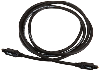 Foto 5 | Cable De Audio Óptico Digital Toslink Amazon Basics De 1,8 M, Negro - Venta Internacional.