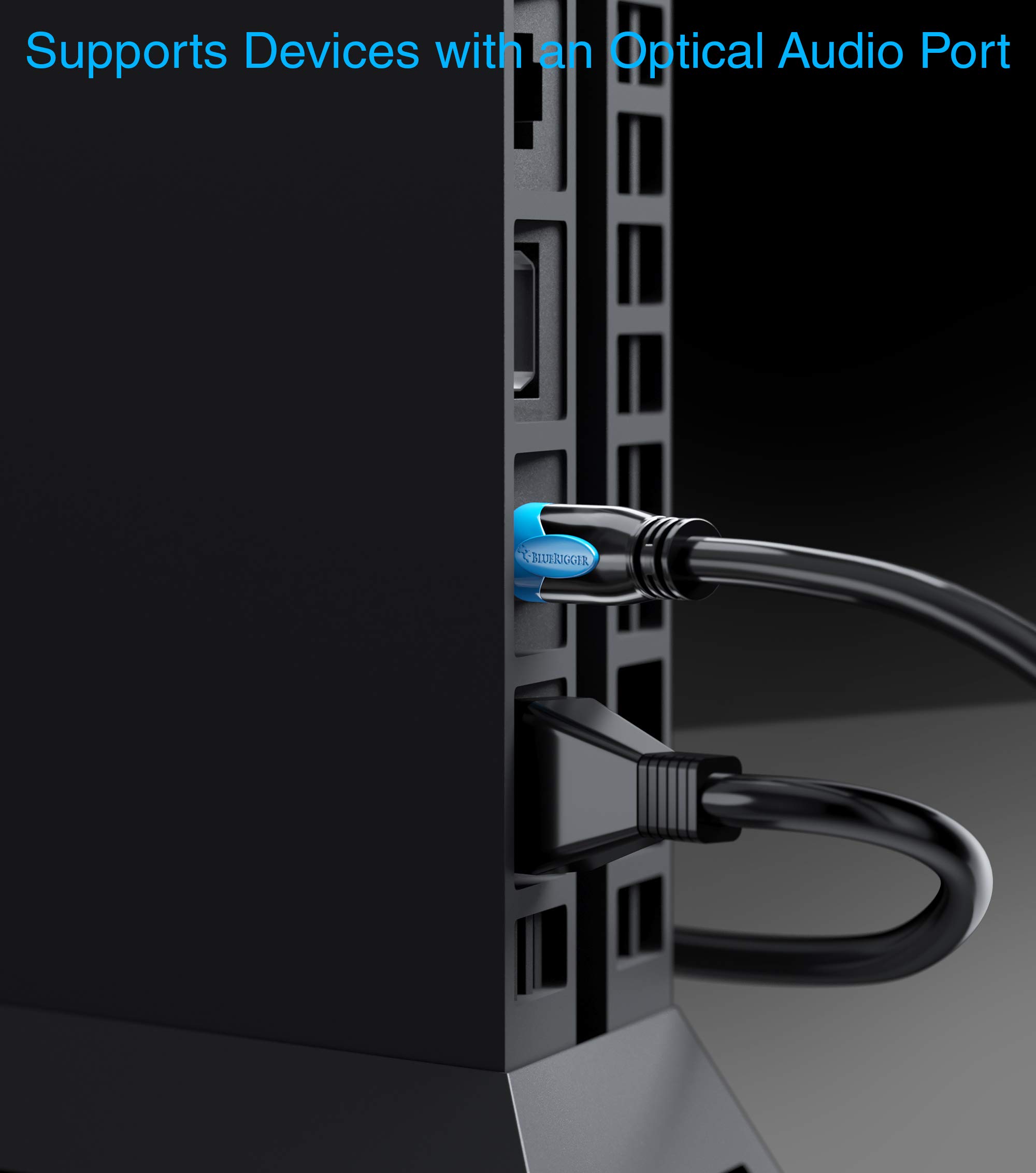 Foto 4 | Cable Toslink De Audio Óptico Digital Bluerigger De 25 M - Venta Internacional.