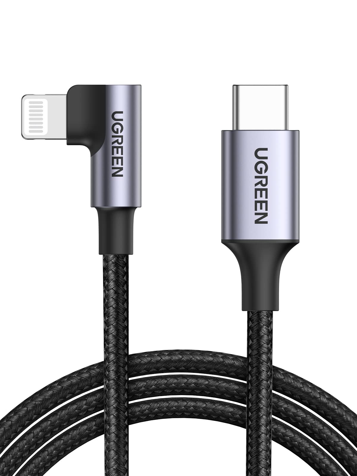 Foto 2 pulgar | Cable Lightning Ugreen Usb C De 90 Grados A Lightning De 1,8 M - Venta Internacional.