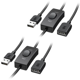 Foto 1 | Cable De Extensión Usb Matters, Paquete De 2 M Con Interruptor De Encendido/apagado - Venta Internacional.