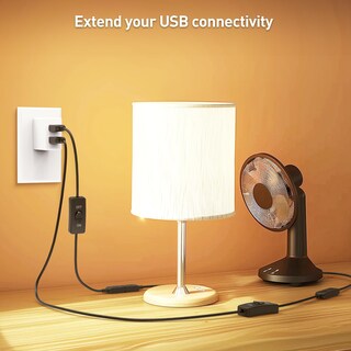 Foto 2 | Cable De Extensión Usb Matters, Paquete De 2 M Con Interruptor De Encendido/apagado - Venta Internacional.