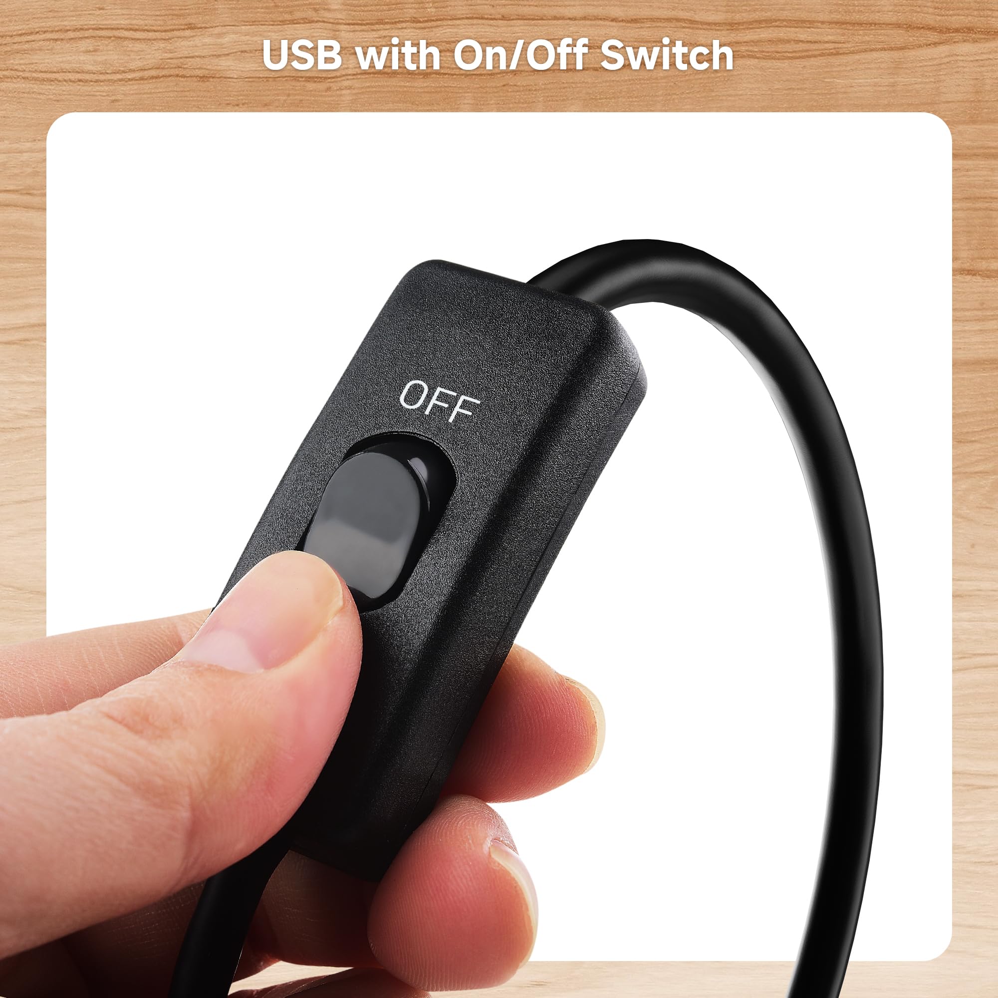 Foto 8 pulgar | Cable De Extensión Usb Matters, Paquete De 2 M Con Interruptor De Encendido/apagado - Venta Internacional.