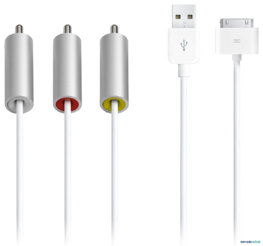 Foto 2 pulgar | Cable Av Apple Composite Con Conectores Usb Y Audio - Venta Internacional.