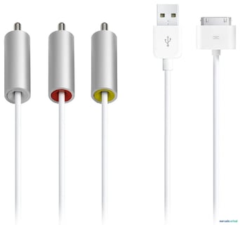 Foto 1 | Cable Av Apple Composite Con Conectores Usb Y Audio - Venta Internacional.