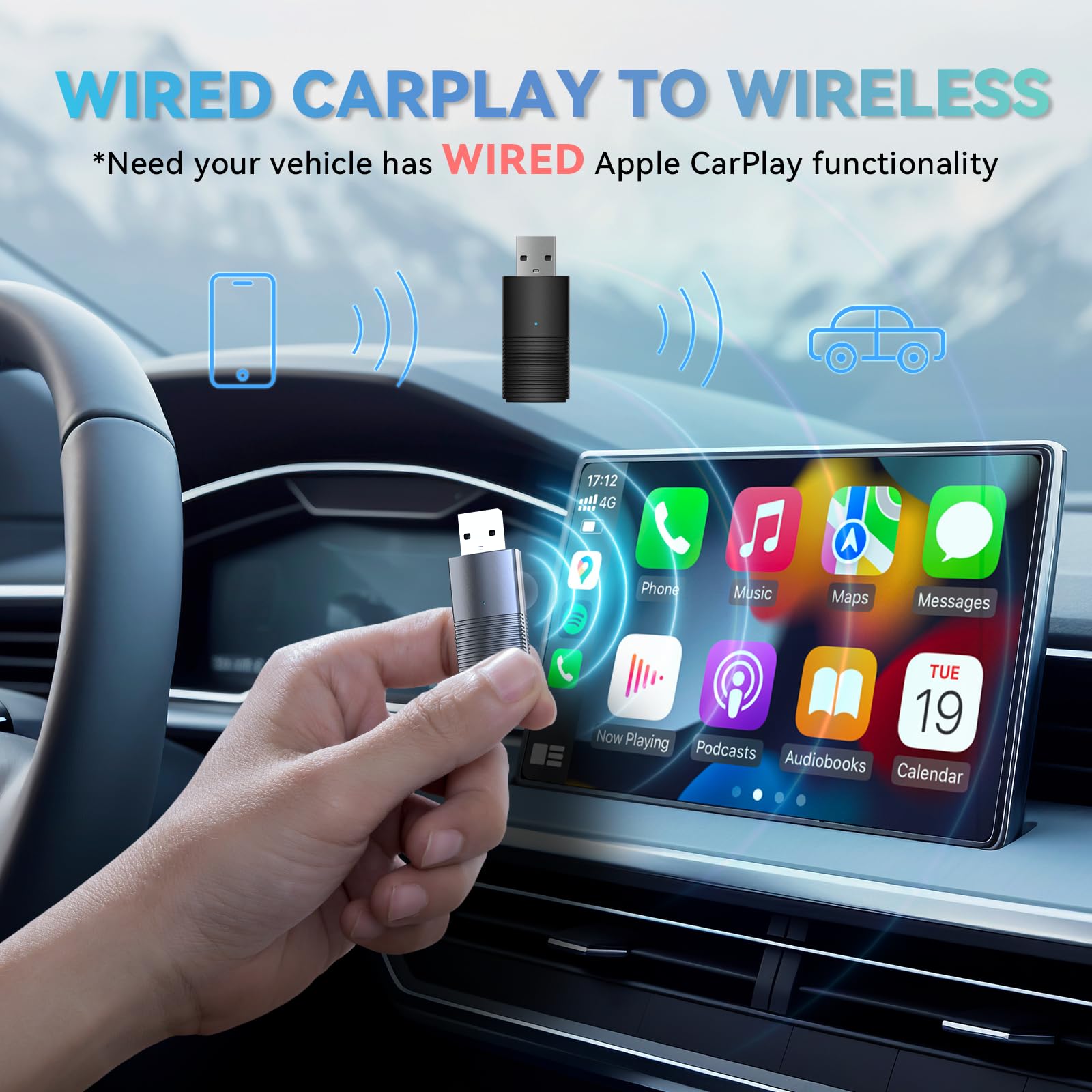 Foto 4 pulgar | Adaptador Carplay Inalámbrico Minix 2024pro Para Apple Iphone - Venta Internacional.