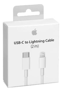 Foto 1 | Cable Apple Usb-c A Ligthning 2 Metros Color Blanco