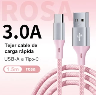Foto 2 | 2 Xtellar Cables Usb-a A Usb-c 3.0 Carga Rápida 1.5m 3a