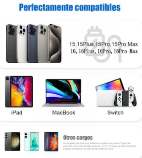 Foto 3 | Cable USB-C a USB-C Xtellar Carga Rápida 2 Piezas