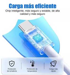 Foto 4 | Cable USB-C a USB-C Xtellar Carga Rápida 2 Piezas