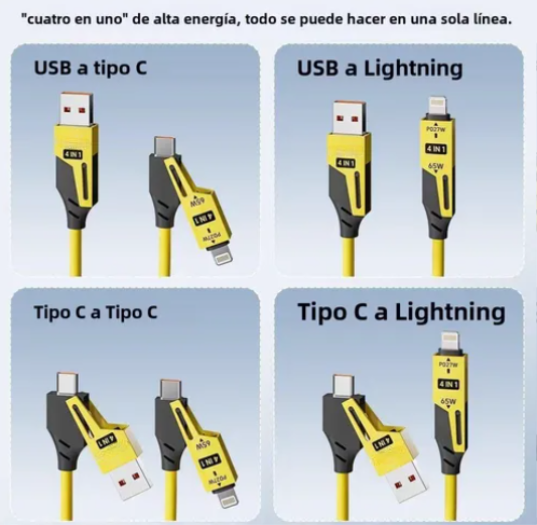 Foto 3 | Cable Xtellar de Carga Rápida