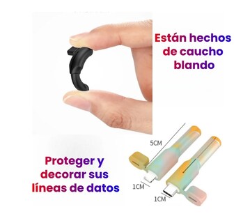 Foto 2 | 2 Funda Xtellar Protectora De Cable De Silicona Tipo C Para Iphone