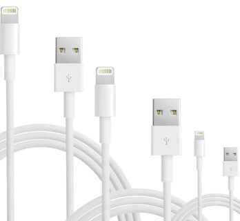 Foto 1 | Xtellar Set De 3 Cables (a-l) De Carga Rápida Premium Para Iphone Samsung Y Huawei
