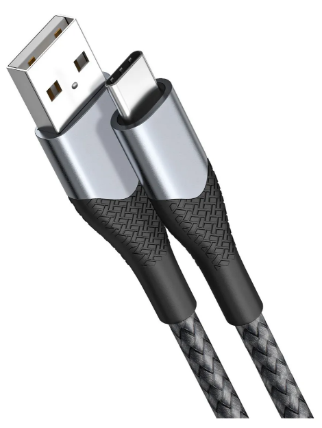 Cable Xtellar Usb Tipo C  Carga Rápida  Compatibilidad Universal  2 Metros  Color Negro