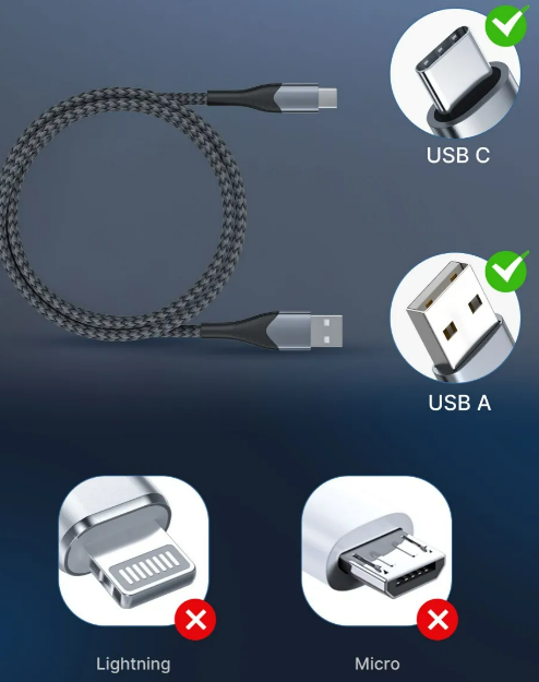 Foto 4 | Cable Xtellar Usb Tipo C  Carga Rápida  Compatibilidad Universal  2 Metros  Color Negro