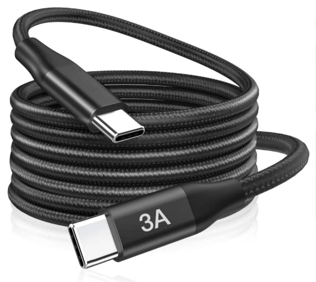 Xtellar Cable Tipo C A Tipo C Premium 2m  Carga Rápida  Nailon Trenzado  Compatible Con Samsung  Poco  Moto Y R