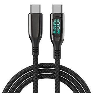 Foto 1 | Cable Usb C De Carga Y Datos 1.2m 5a Pd 100w Pantalla Lcd Tipo C Carga Rápida