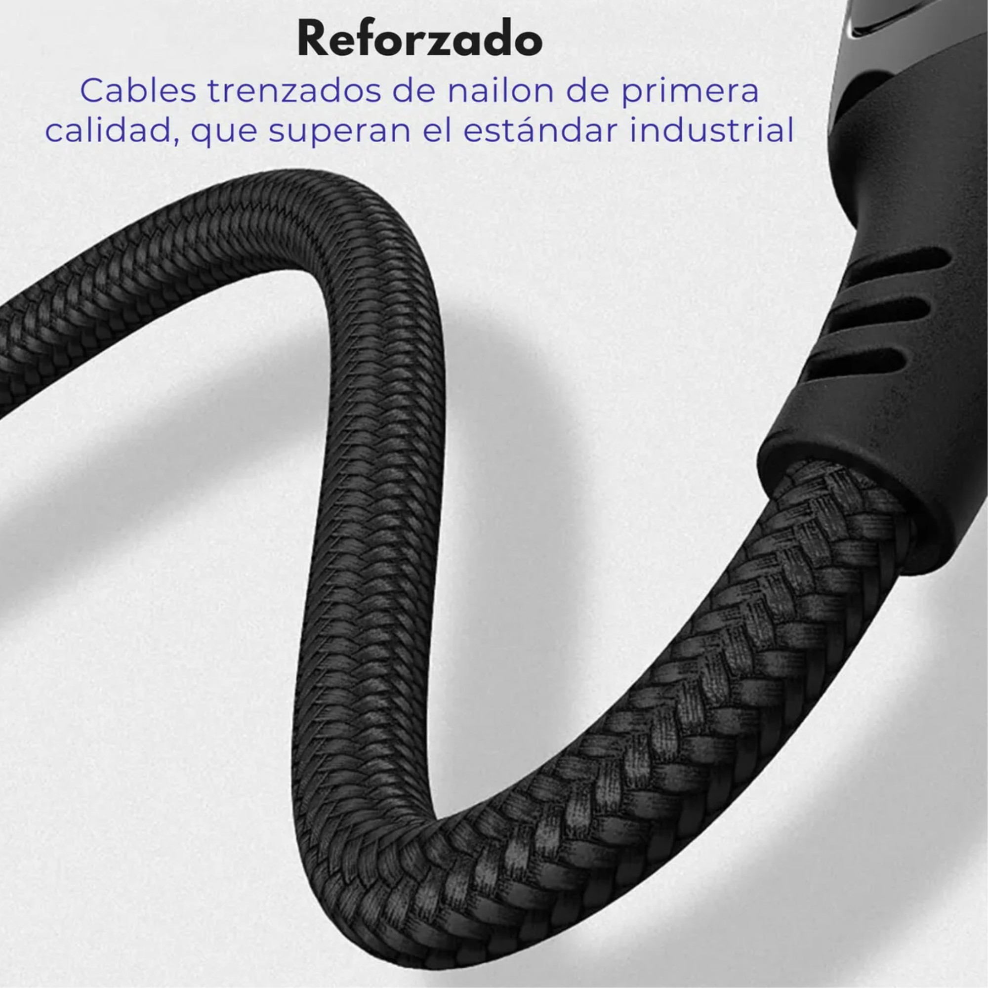 Foto 6 pulgar | Cable Usb C De Carga Y Datos 1.2m 5a Pd 100w Pantalla Lcd Tipo C Carga Rápida