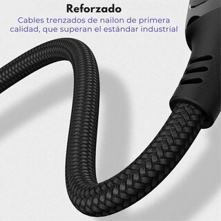 Foto 5 | Cable Usb C De Carga Y Datos 1.2m 5a Pd 100w Pantalla Lcd Tipo C Carga Rápida