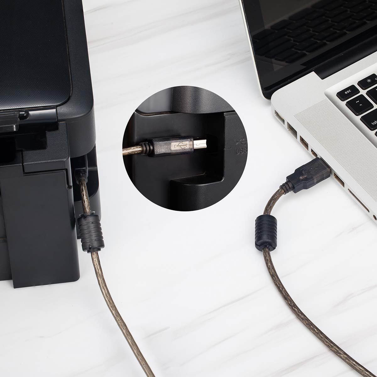 Foto 6 | Cable De Impresora Usb 2.0 Tan Qy Active A-macho A B-macho De 15 M - Venta Internacional.