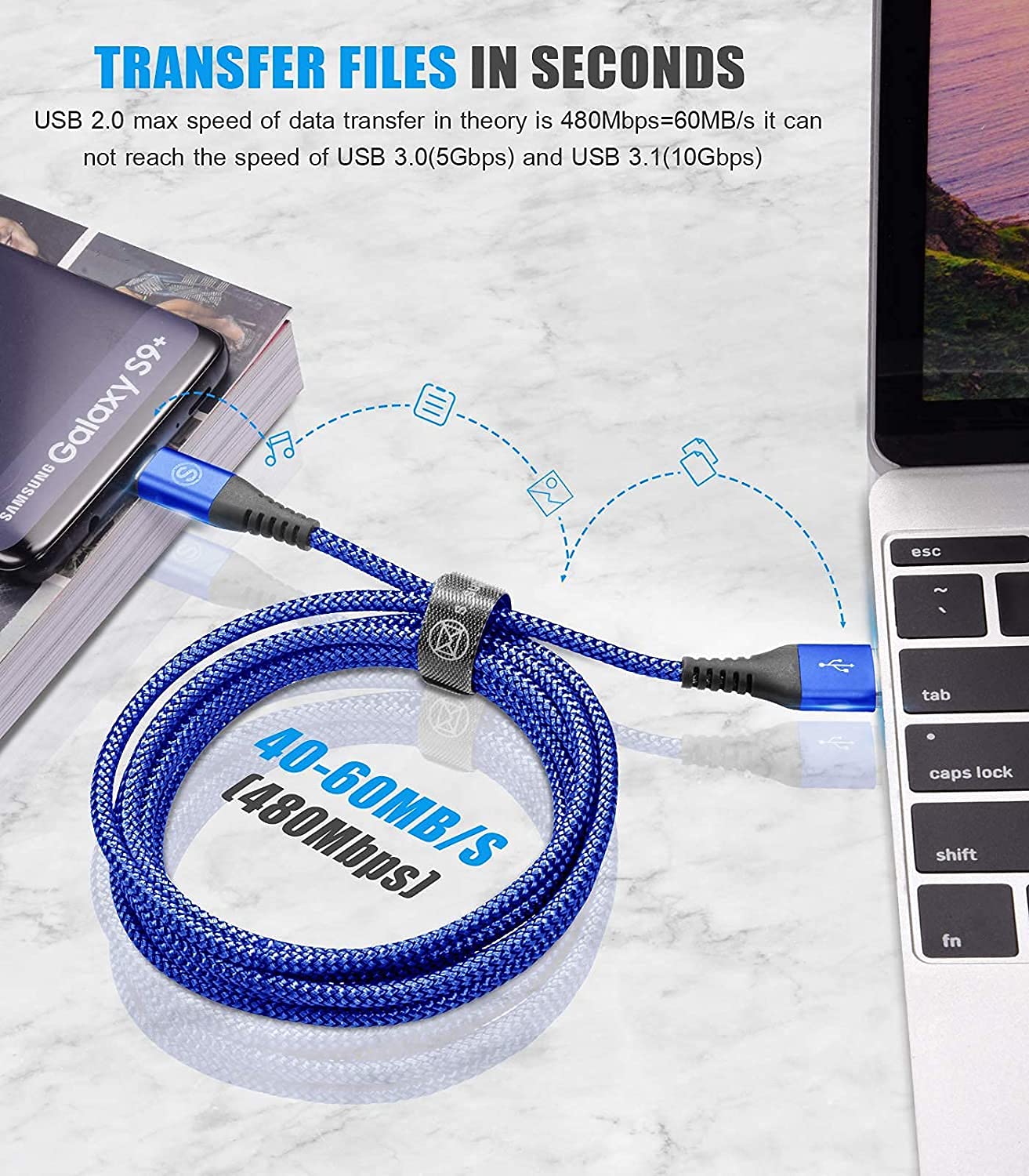 Foto 6 pulgar | Cable De Carga Usb Tipo C Sweguard Para Iphone 15 Pro Max - Venta Internacional.