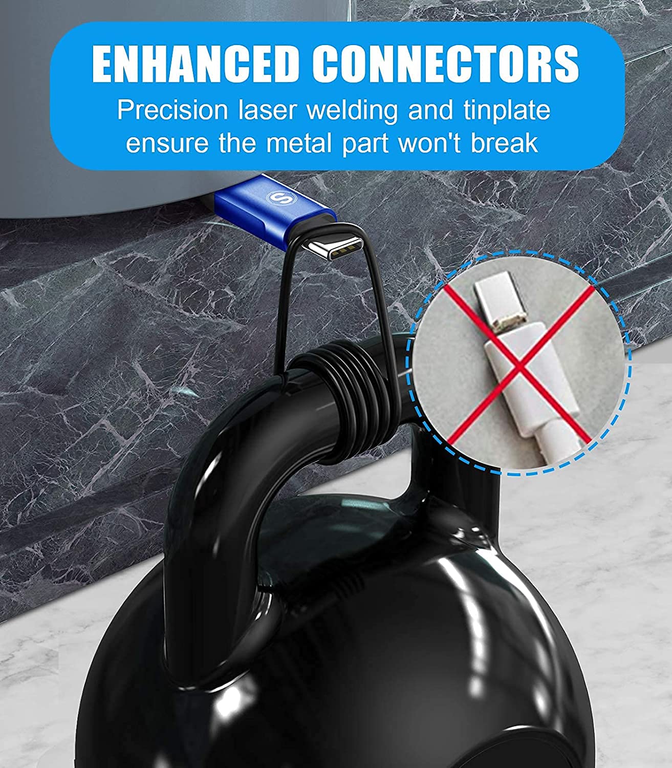 Foto 7 pulgar | Cable De Carga Usb Tipo C Sweguard Para Iphone 15 Pro Max - Venta Internacional.