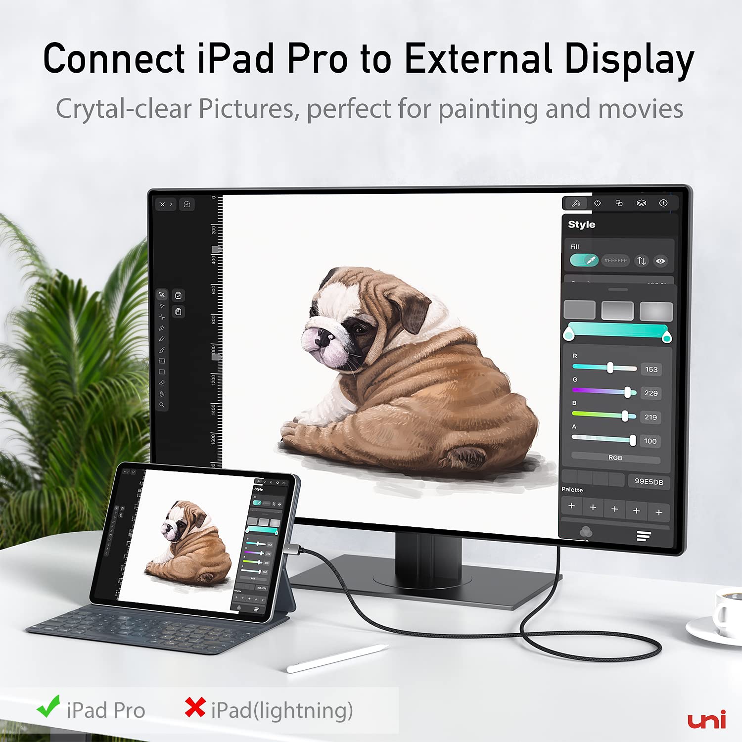 Foto 7 pulgar | Cable Usb C A Hdmi Para Macbook 4k @30hz  4 5 M  Thunderbolt 3/4 - Venta Internacional.