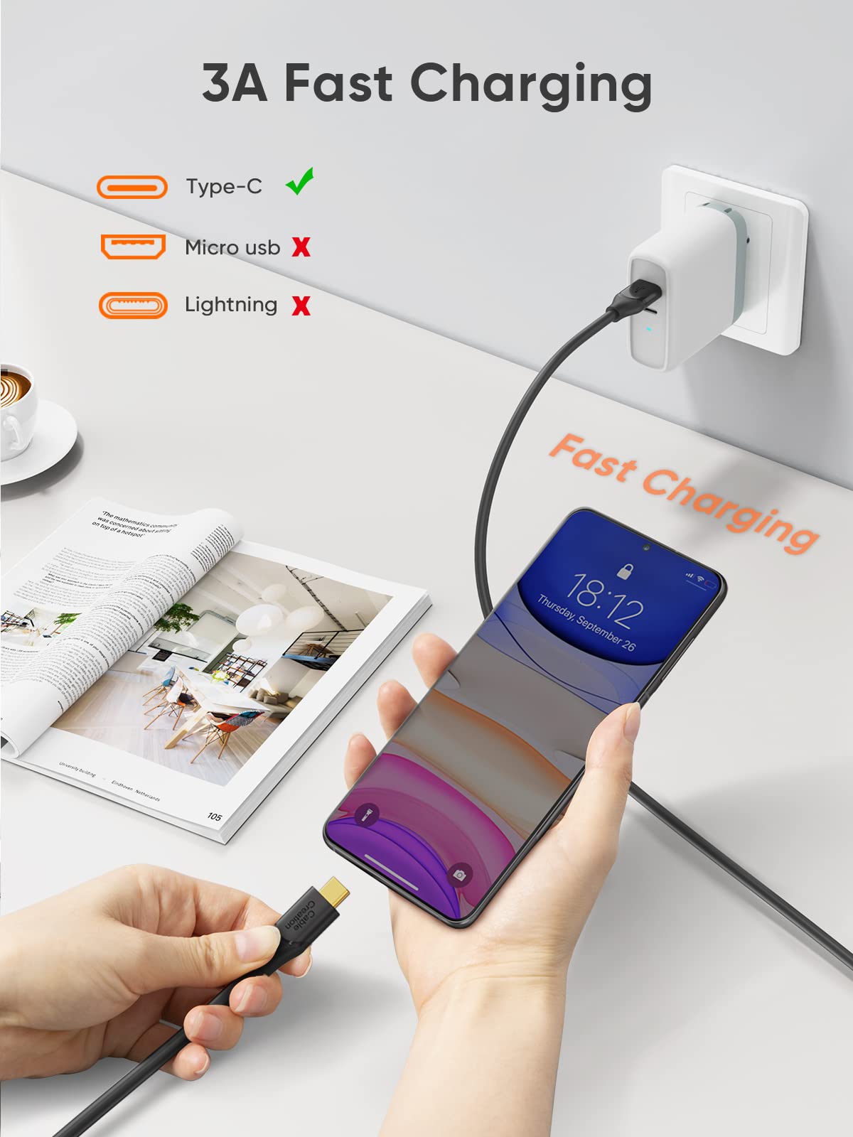 Foto 5 pulgar | Cable Usb C A Usb A Cablecreation  1 5 M  Usb 3.2 Gen2  10 Gbps - Venta Internacional.