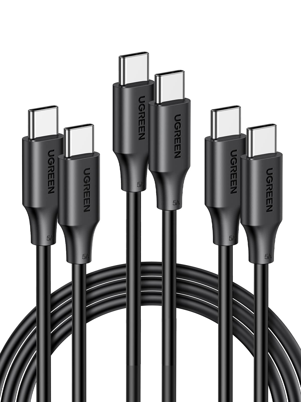 Cable Usb C Ugreen De Carga Rápida De 100 W  Paquete De 3 Unidades Para Iphone Y Macbook - Venta Internacional. $562