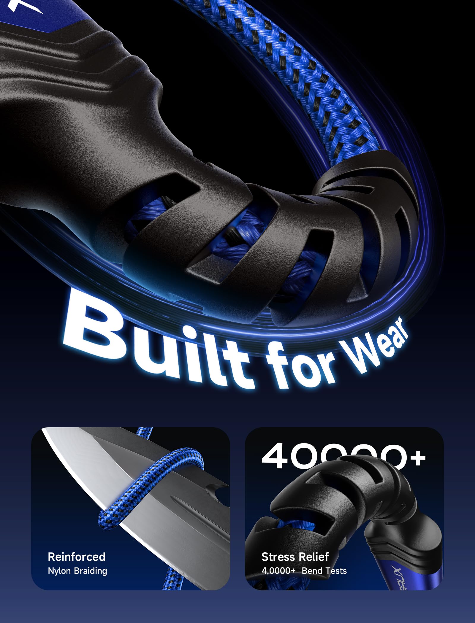 Foto 6 pulgar | Cable Usb C Jsaux [paquete De 2 M] De Carga Rápida Para Iphone Samsung - Venta Internacional.