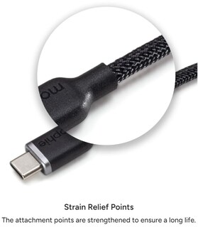 Foto 6 | Cable Mophie Charge Stream Usb-c A Usb-c De 2 M Con Pd De 60 W - Venta Internacional.