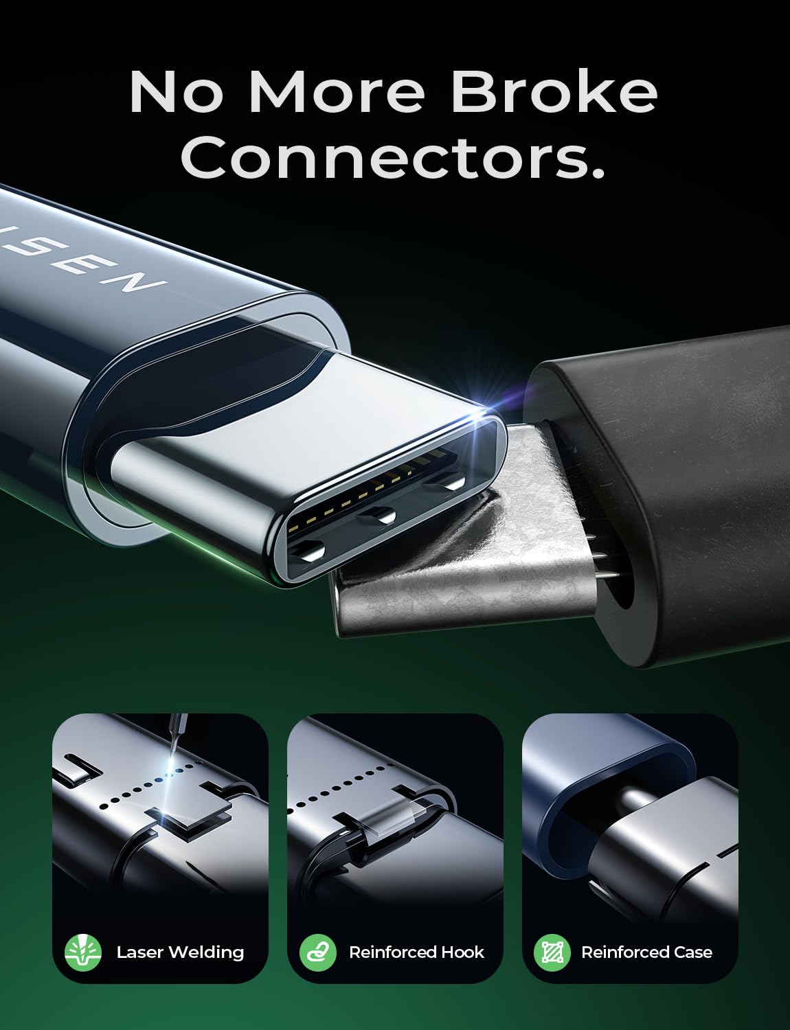 Foto 6 pulgar | Cable Usb C A Usb C Lisen De Carga Rápida De 240 W Para Iphone - Venta Internacional.