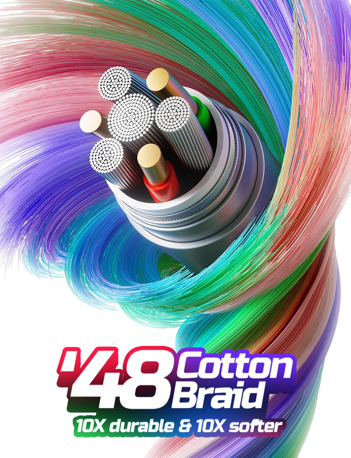 Foto 7 | Cable Usb C Lisen  Paquete De 5 [1 M/1 M/2 M/2 M/3 M] De 60 W C A C - Venta Internacional.