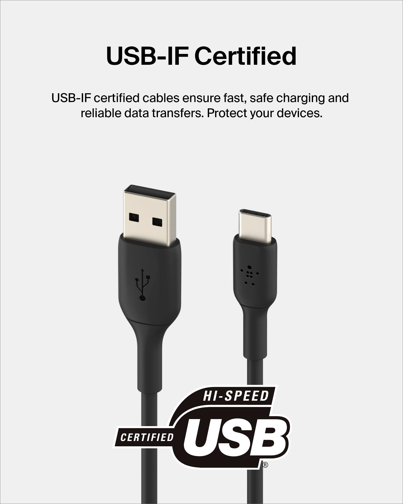 Foto 3 | Cable Usb A A Usb C De 9 9 Pies Y 15 W De Belkin Para Iphone  Galaxy Y Pixel - Venta Internacional.