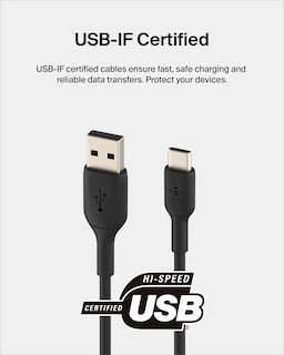 Foto 3 | Cable Usb A A Usb C De 9 9 Pies Y 15 W De Belkin Para Iphone Galaxy Y Pixel - Venta Internacional.