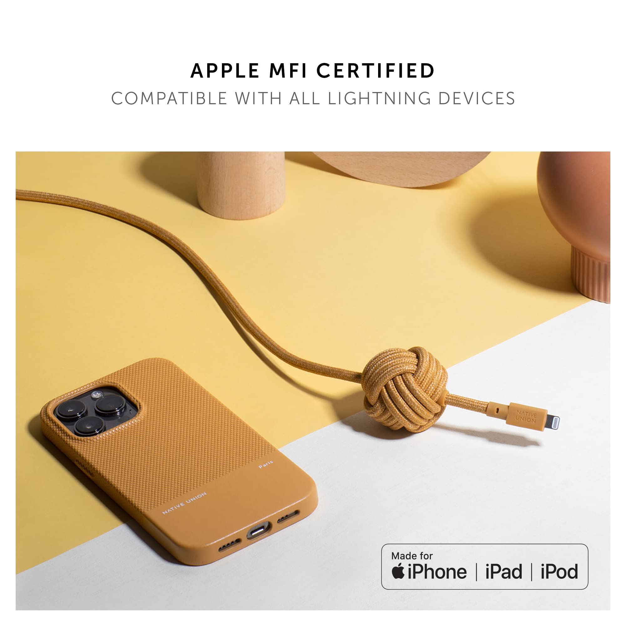 Foto 2 | Cable De Carga Native Union Night Cable Usb-c A Lightning De 3 M - Venta Internacional.