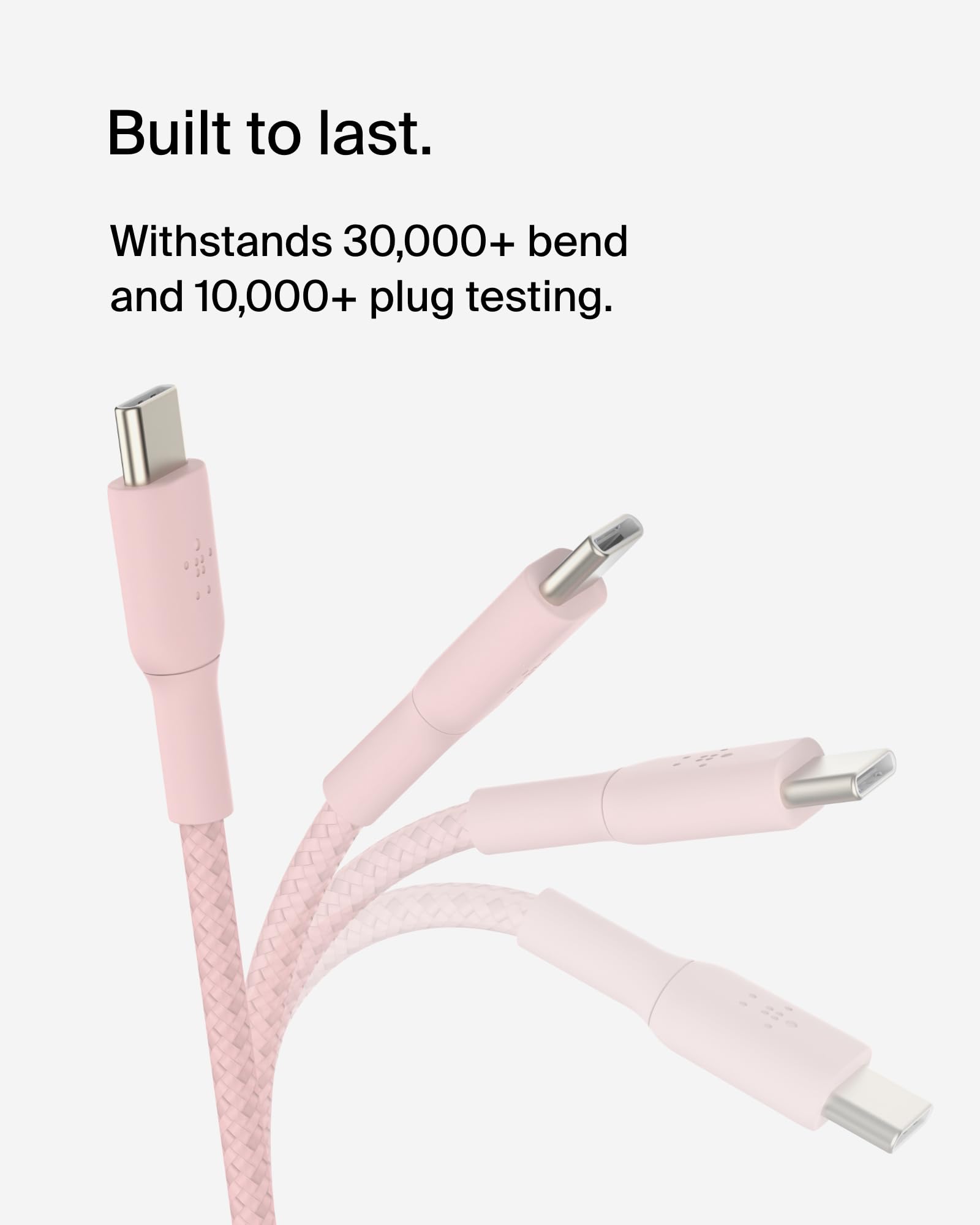 Foto 4 | Cable Usb-c A Usb-c Belkin Boostcharge De 2 M Para Iphone 16  Color Rosa - Venta Internacional.