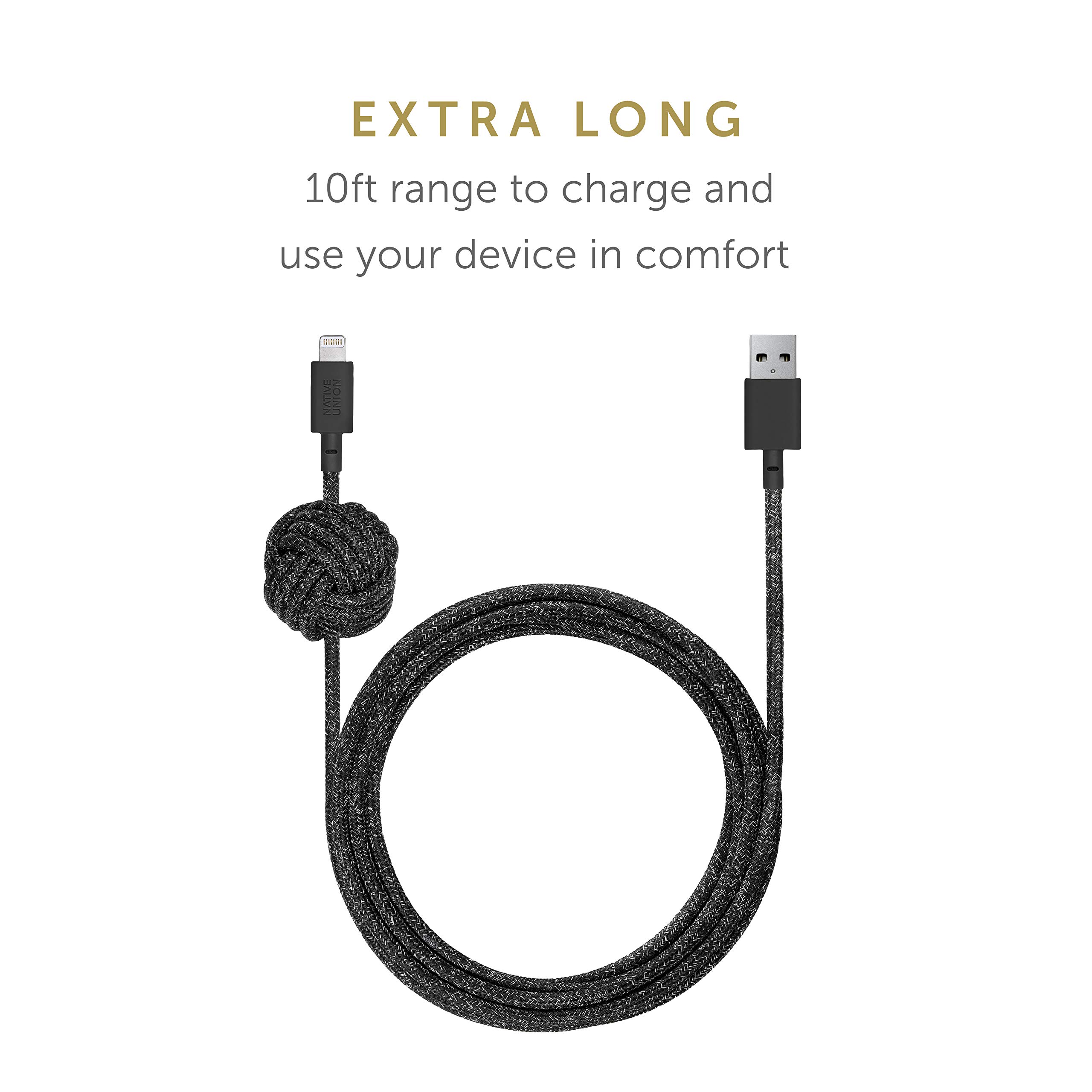 Foto 7 pulgar | Cable De Carga Native Union Night Cable De 3 M Para Iphone - Venta Internacional.