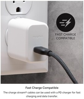 Foto 2 | Cable Mophie Charge Stream Usb-a A Usb-c De 1 M Con Correa De Viaje - Venta Internacional.