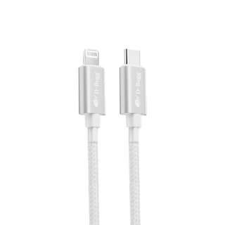 Foto 1 | Cable Tipo C A Lightning Trenzado Reforzado Carga Rápida 1 M Blanco