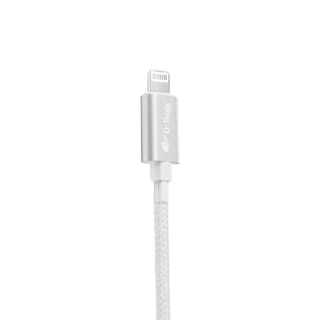Foto 2 | Cable Tipo C A Lightning Trenzado Reforzado Carga Rápida 1 M Blanco