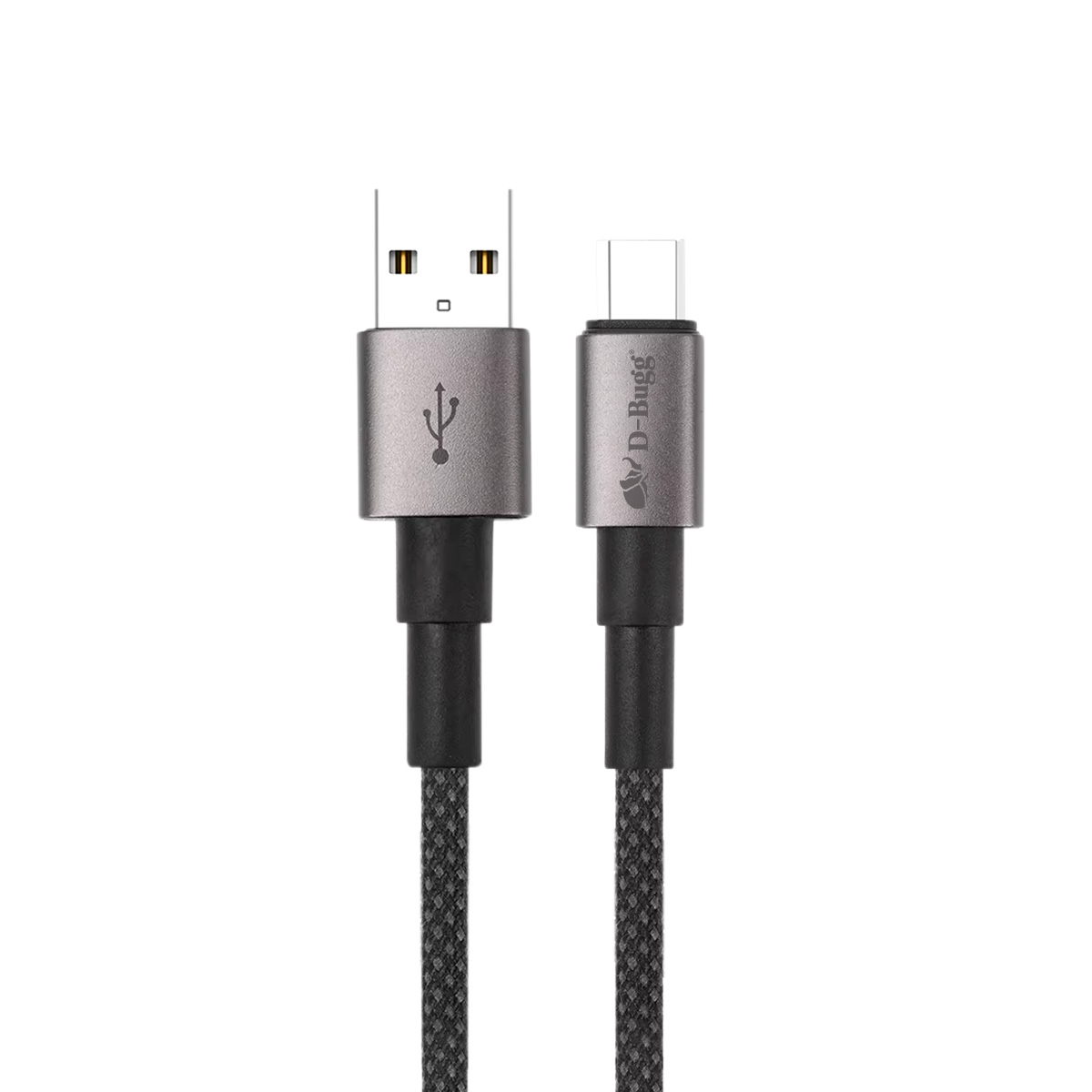 Foto 2 pulgar | Cable Usb A A Tipo C Trenzado Reforzado Carga Rápida 1 Metro Negro