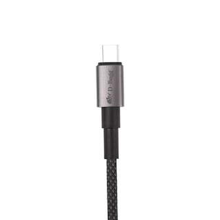 Foto 4 | Cable Usb A A Tipo C Trenzado Reforzado Carga Rápida 1 Metro Negro