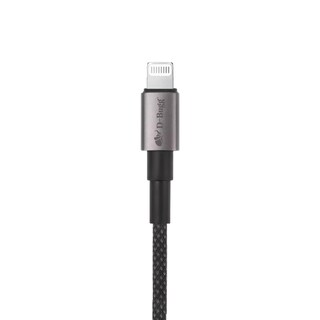 Foto 2 | Cable Tipo C A Lightning Trenzado Reforzado Carga Rápida 1 M Negro