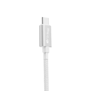 Foto 2 | Cable Trenzado Usb C A Usb C Carga Rápida 1m Blanco