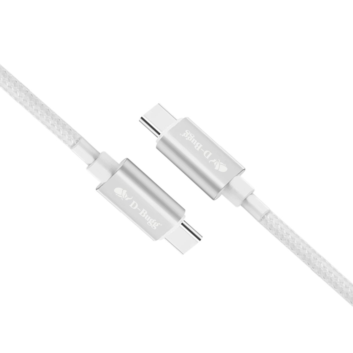 Foto 4 pulgar | Cable Trenzado Usb C A Usb C Carga Rápida 1m Blanco