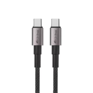 Foto 1 | Cable Trenzado Usb C A Usb C Carga Rápida 1m Negro