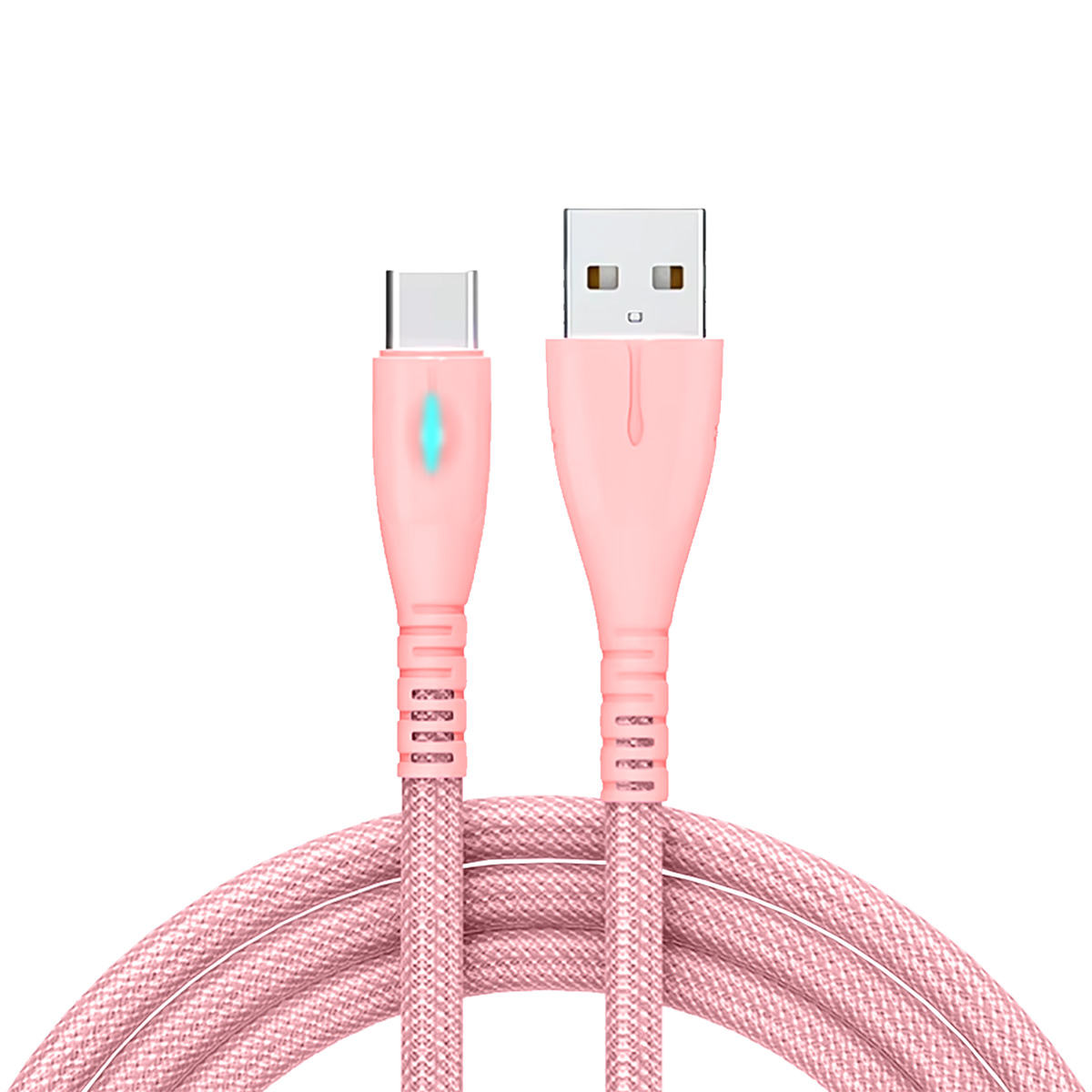 Foto 2 pulgar | Cable USB a Tipo C Carga Rápida Indicador Led 1.2 m