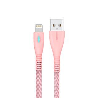 Foto 2 | Cable USB Trenzado D-Bugg Carga Rápida Indicador Led Rosa